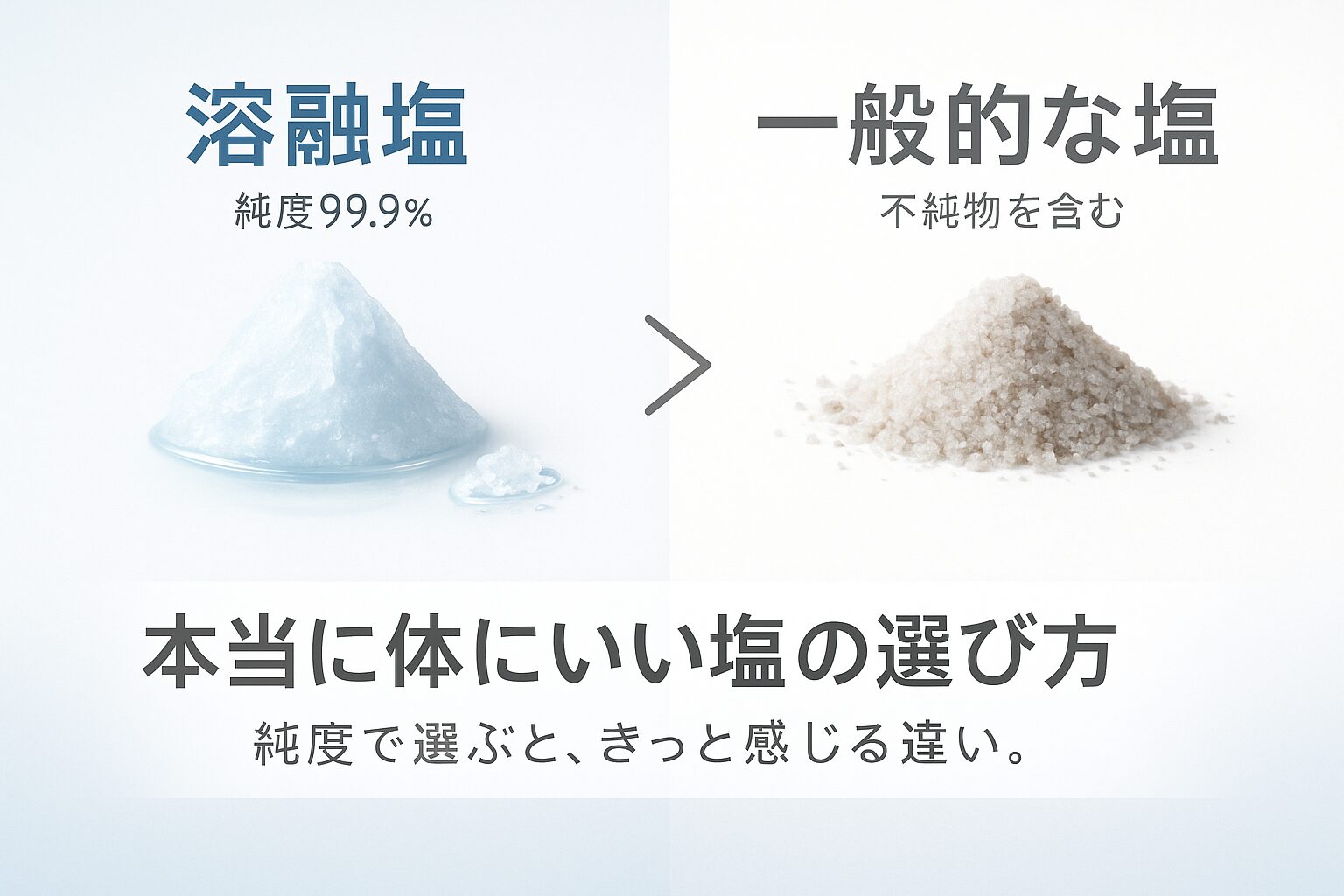 本当に体にいい塩の選び方｜浸透圧の力で体の中からキレイに